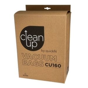 Clean Up CU160 Synthetic Vacuum Cleaner Bags 10pkt To Suit Pullman AS5