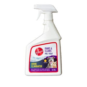 Hoover Paws & Claws Urine Eliminator Pre-Treat Spray. 750ml Bottle - ABCD Clean Hoover Paws & Claws Urine Eliminator Pre-Treat Spray. 750ml Bottle