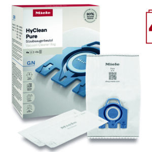 Miele GN HyClean Pure Vacuum Cleaner Dustbags, Vacuum Bags for Complete C2/C3 and Classic C1 Vacuums, Pack of 4