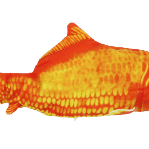 Flippy Fish Orange Cat Toy