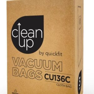 CleanUp CU136C Vacuum Cloth Bags 3 Pack