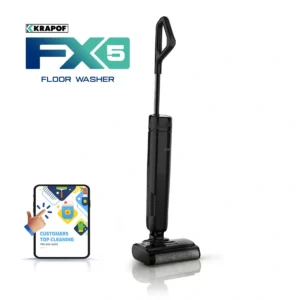 Krapof FX5 Cordless Hard Floor Washer – Black