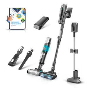 Krapof Slim Vac Wet and Dry 2-in-1 Cordless Vacuum and Smart Mop Floor Cleaner - ABCD Clean Krapof Slim Vac Wet and Dry 2-in-1 Cordless Vacuum and Smart Mop Floor Cleaner